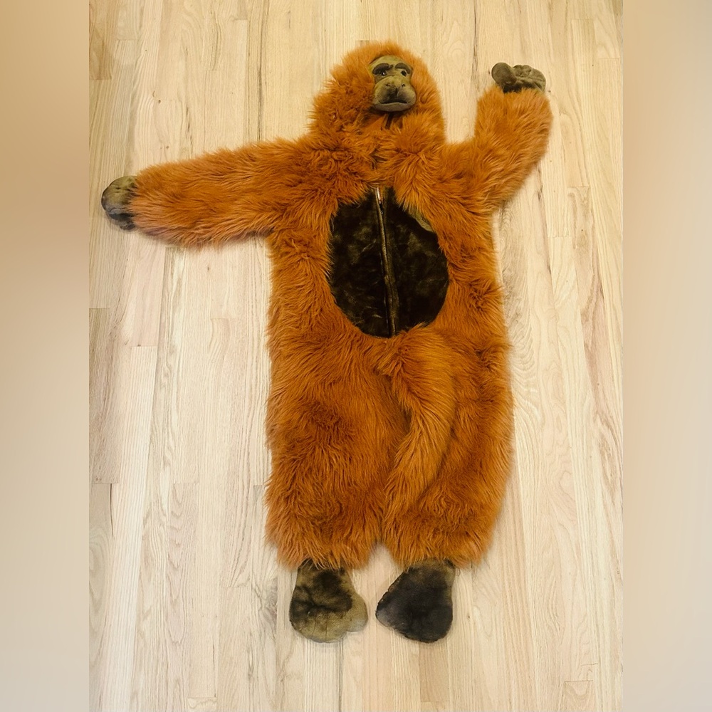 Kids 7-8 Orangutang Halloween Costume